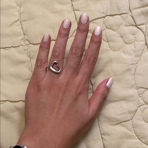 Tiffany & Co Elsa Peretti Open Heart Ring